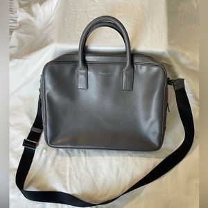 Leather Brief Case with Shoulder strap